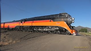 Daylight 4449 Steams to Bend Oregon 24 June 2017  SP 4449 Southern Pacific 484  Airailimages [upl. by Adyol443]