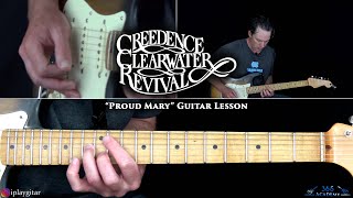 Creedence Clearwater Revival  Proud Mary Guitar Lesson [upl. by Petula]