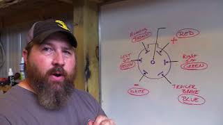 How to wire a trailer 7round plug [upl. by Acissehc]