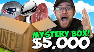 Opening the Most CRAZY 5000 Custom NFL Mystery Box Insane Items [upl. by Nalyr]