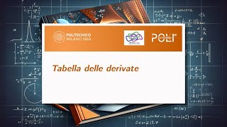 Tabella delle derivate Giulio Magli [upl. by Iden]