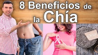 Para Que Sirve La Chía  8 Beneficios y Propiedades Para Adelgazar Belleza y Salud [upl. by Nivle]