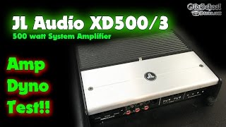 JL Audio XD5003 Amp Dyno Full Test [upl. by Aleil]