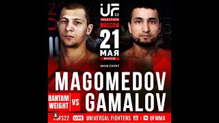 Magomedov Ilyas RUS vs Zhamalov Eldor UZ UFS22 [upl. by Brawner589]