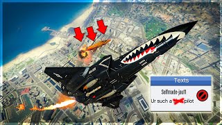 Stealth Trolling Jet Tryhards With The F160 Raiju on GTA Online [upl. by Reilly335]