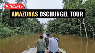 Amazonas Dschungeltour • 4 Nächte im Regenwald in Brasilien  Weltreise Vlog 08 [upl. by Tadeo]