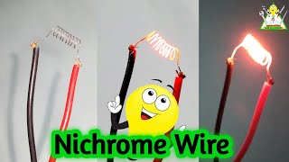 Nichrome wire  nichrome wire project  💡💡💡  all technique  all technics [upl. by Emiatej]