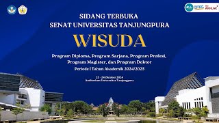 Wisuda Periode I Tahun Akademik 20242025  Universitas Tanjungpura  Day 2 [upl. by Hughes]