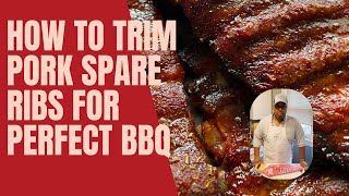 🔥 How to Trim Pork Spare Ribs for Perfect BBQ  StepbyStep Tutorial  Ep 0001 🔥 [upl. by Virgilia]