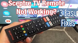 Some Buttons on Sceptre TV Remote Not Working 3 Easy Fixes [upl. by Enyrat567]