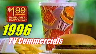 HalfHour of 1996 TV Commercials  90s Commercial Compilation 11 [upl. by Rehpotsrik]