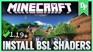 How To Install BSL Shaders for Minecraft 119  Minecraft Shaders [upl. by Notac695]