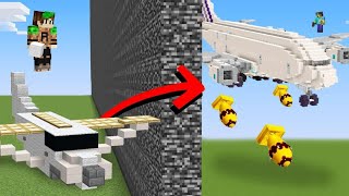 I Cheated with PLANES in Minecraft Build Battle [upl. by Mitzl512]