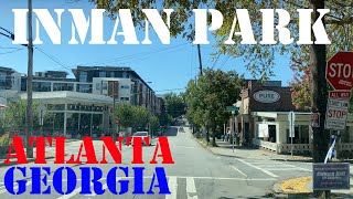 Atlanta 4K Neighborhood Drive  Inman Park [upl. by Lennod]