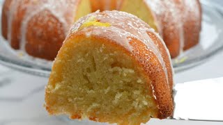 Lemon Bundt Cake with Glaze [upl. by Ahsat]