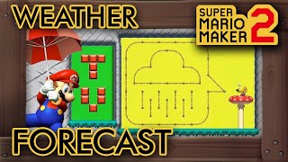 Super Mario Maker 2  Wigglers Deadly Weather Forecast [upl. by Amick]