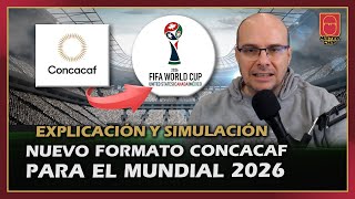 Os explico el NUEVO FORMATO CONCACAF para clasificarse al MUNDIAL 2026 [upl. by Elephus]