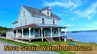 Nova Scotia Waterfront House For Sale  Endless Possibilities  5bd  264k Corner Store 060 acre [upl. by Aehs]