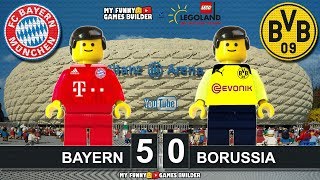 Bayern vs Borussia Dortmund 50 thanks LEGOLAND • Bundesliga 2019 All Goals Highlights Lego Football [upl. by Maxine244]