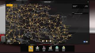 The Size Of The ETS2 Map With Promods and all Map DLCS [upl. by Yna]