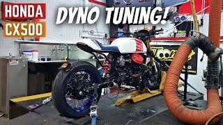 650 Swapped CX500 On The Dyno VOLUME UP EP62 [upl. by Ahsikram]