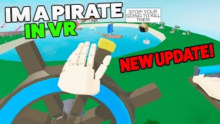 Roblox VR Hands New Update Drowning People And Becoming A Pirate  Funny Moments [upl. by Quita601]