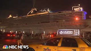 Fatal boat crash delays Miami cruise ships for hours [upl. by Seem]