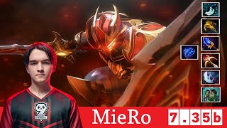 DOTA 2 MieRo the DRAGON KNIGHT OFFLANE 735b [upl. by Labotsirc]