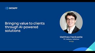 Bringing value to clients through AIpowered solutions [upl. by Elbam]