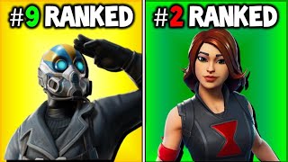 Top 28 RAREST Skins In Fortnite [upl. by Ynohtona]