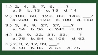 NUMBER SERIES  NUMBER SEQUENCE [upl. by Cutcliffe226]