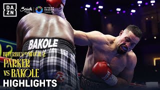 Riyadh Season Joseph Parker vs Martin Bakole Fight Highlights Beterbiev vs Bivol 2 [upl. by Arais238]