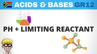 Acids and Bases Grade 12 PH with limiting reactant [upl. by Doreg700]