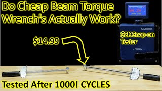 Do Beam Torque Wrenchs Actually Work How Accurate Are They OEM Torque Wrench Tested [upl. by Ailito]