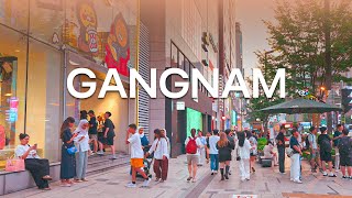 Walking Tour Gangnam Street  Seoul Best Place To Visit 4K HDR [upl. by Attennek]