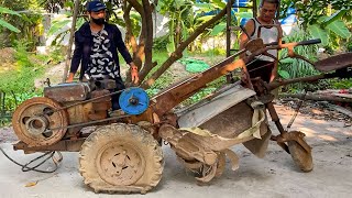 Restore An Old Farmers Completely Damaged Tractor From The Last Century  Full Restoration [upl. by Wenger776]