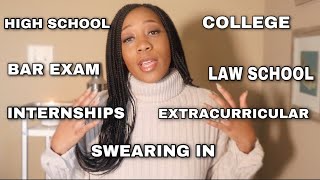 HOW TO BECOME A LAWYER  FROM HIGH SCHOOL TO LAWYER [upl. by Amian241]