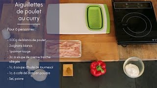 Recette  Aiguillettes de poulet au curry  ELLE Cuisine [upl. by Doran]