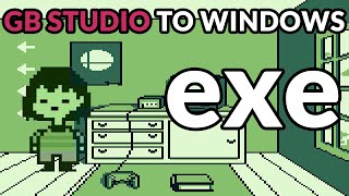 EXPORT EXE GAMES FROM GB STUDIO easy gamemaker HTML5 to Windows app [upl. by Hightower]