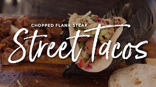 Chopped Flank Steak Street Tacos at the 2017 American Royal [upl. by Salahi829]