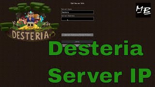 Minecraft Desteria Server IP Address [upl. by Beryle]