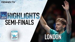 Highlights Goffin Topples Federer To Reach Nitto ATP Finals Championship 2017 [upl. by Othello]