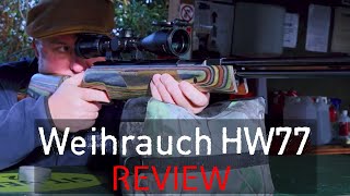 Weihrauch HW77 Review amp Test Shooting [upl. by Eissoj]