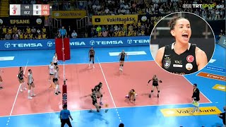 Gabi guimaraes  vakifbank vs Eczacibasi DYNAVIT  Turky volleyball League 2324 week 4 [upl. by Eislel]