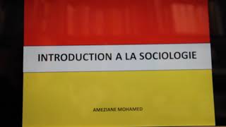 INTRODUCTION A LA SOCIOLOGIE [upl. by Neelyk]