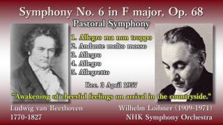 Beethoven Symphony No 6 Loibner amp NHKso 1957 ベートーヴェン 交響曲第6番 ロイブナー [upl. by Lipman816]