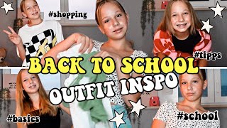 BACK TO SCHOOL OUTFITS🌻 FASHION TIPPS FÜR DIE SCHULE  HEY ISI [upl. by Llenaj511]