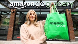 Inside The NEW Amazon GO CASHIERLESS Grocery Store [upl. by Chuck42]