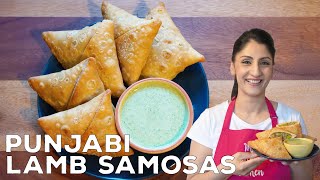 The PERFECT Lamb Samosa  Punjabi Lamb Samosa Recipe  Tutorial  DIY  Keema Samosa  How To Make [upl. by Swithbert740]