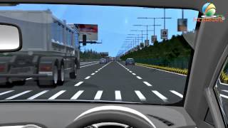 Road safety animation Safe from Rash Driving [upl. by Ayortal]